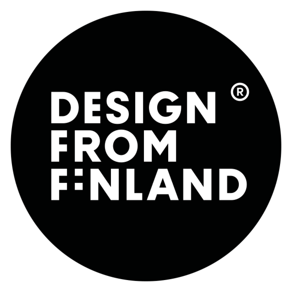 Design from Finland mark — a sign of high-quality, sustainable skincare designed and made transparently in Finland.