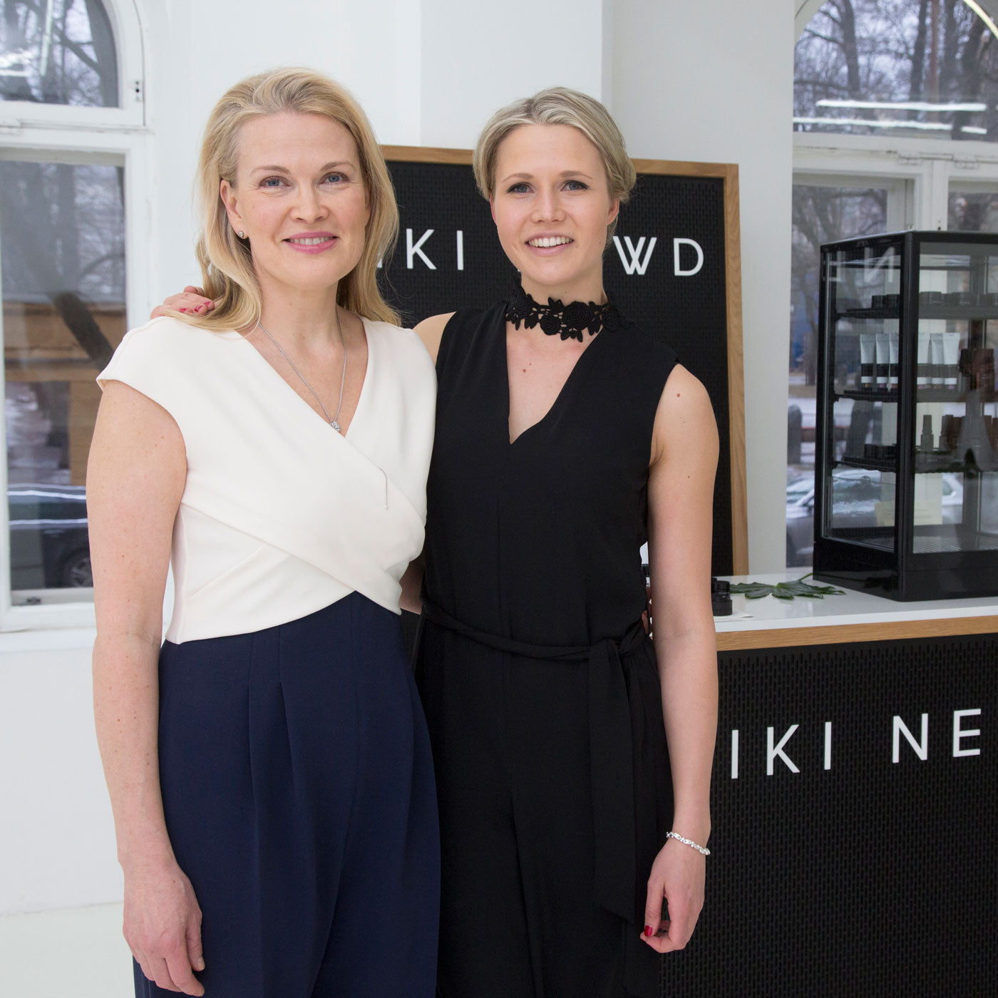 Atmosphere from Niki Newd’s launch party — a celebration of fresh skincare, Finnish beauty, and modern luxury.