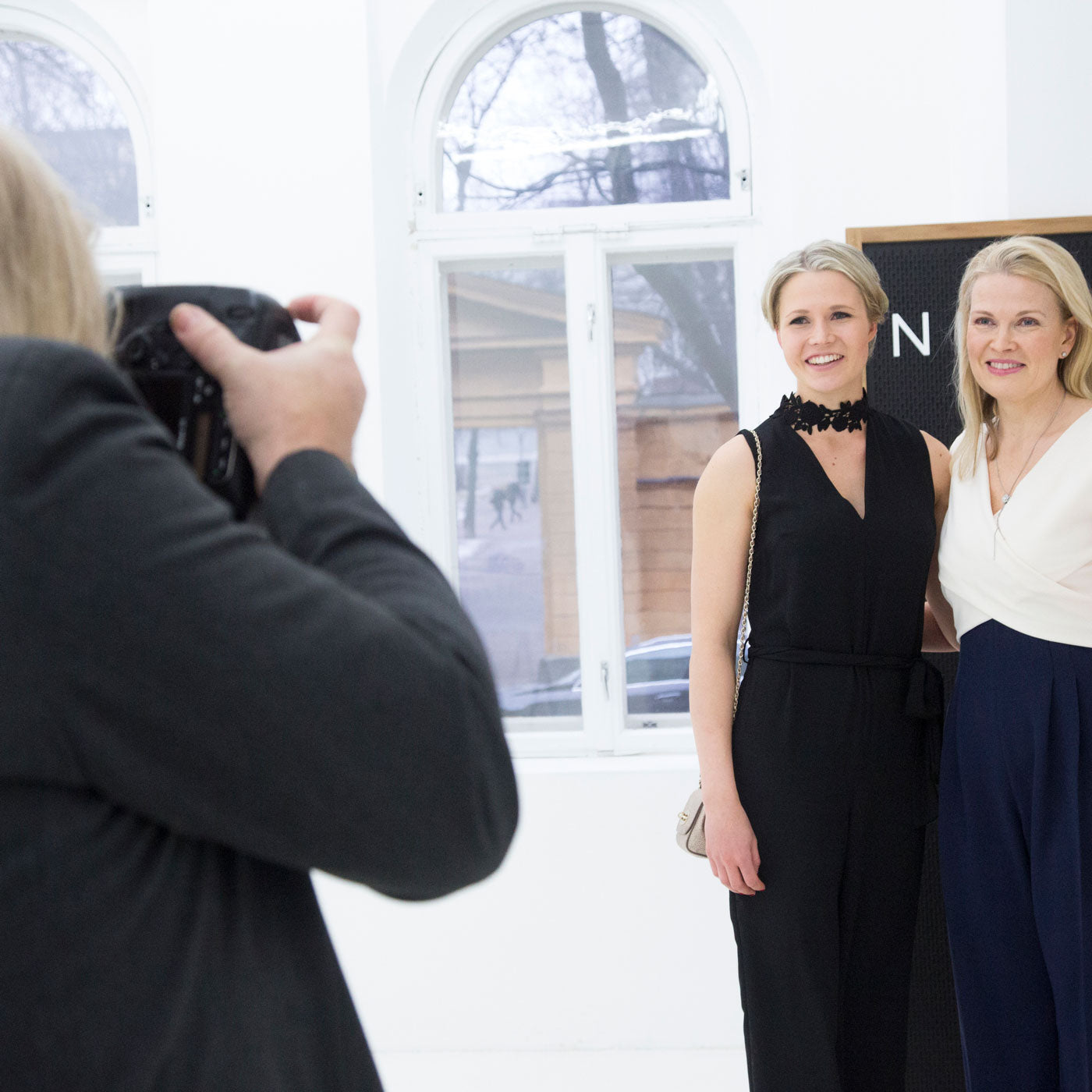 Niki Newd co-founder and Finnish top model at the brand launch event.