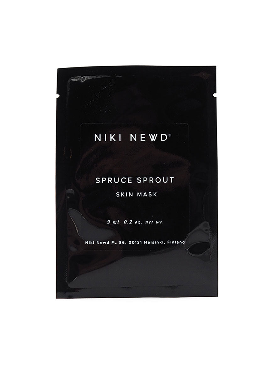 Niki Newd® Spruce Sprout Skin Mask – organic purifying face mask that balances and refreshes oily or unbalanced skin.