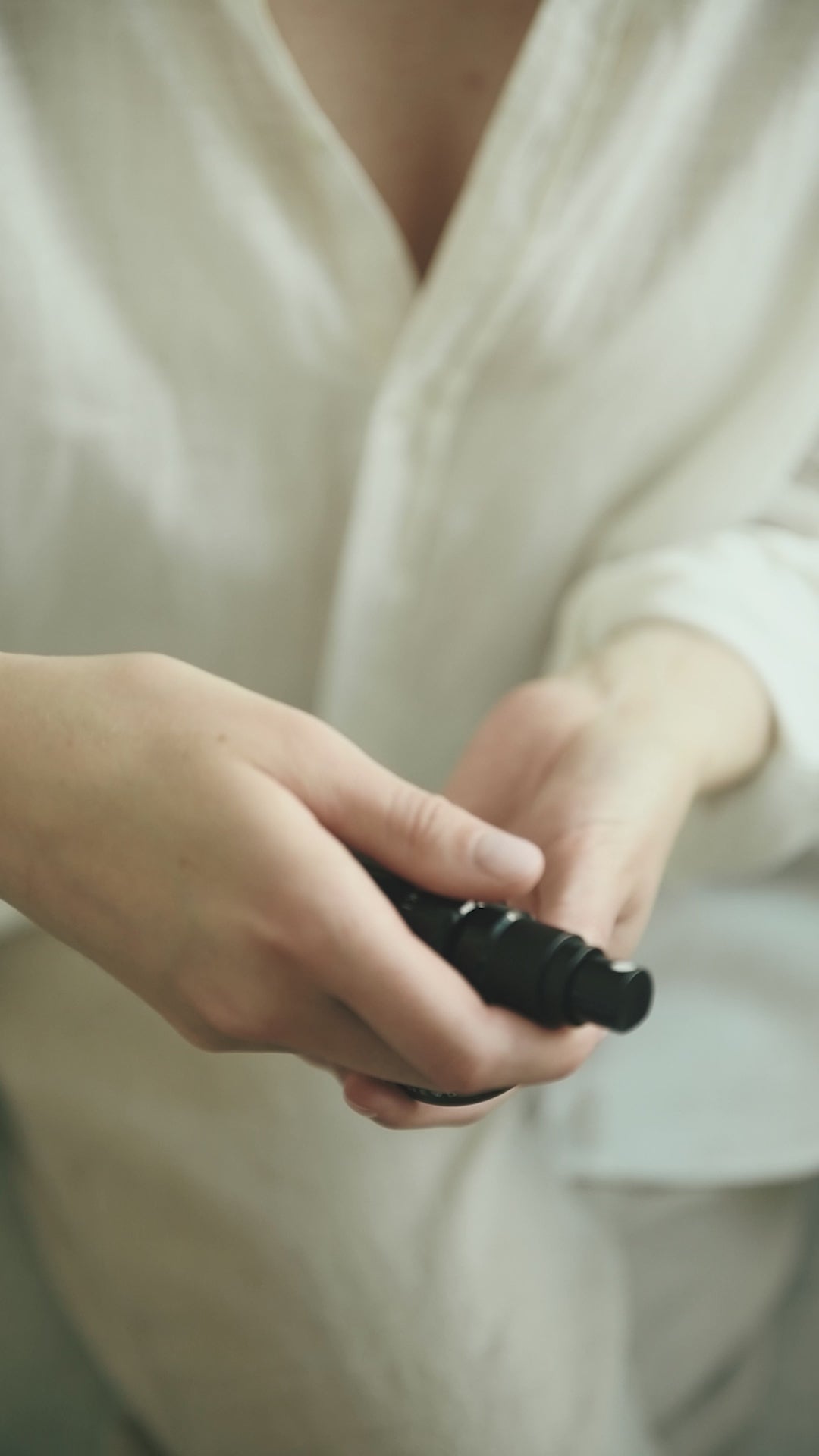 Daily ritual with Niki Newd® Skin Balm & Mist — a facial mist for hydration followed by a rich balm.