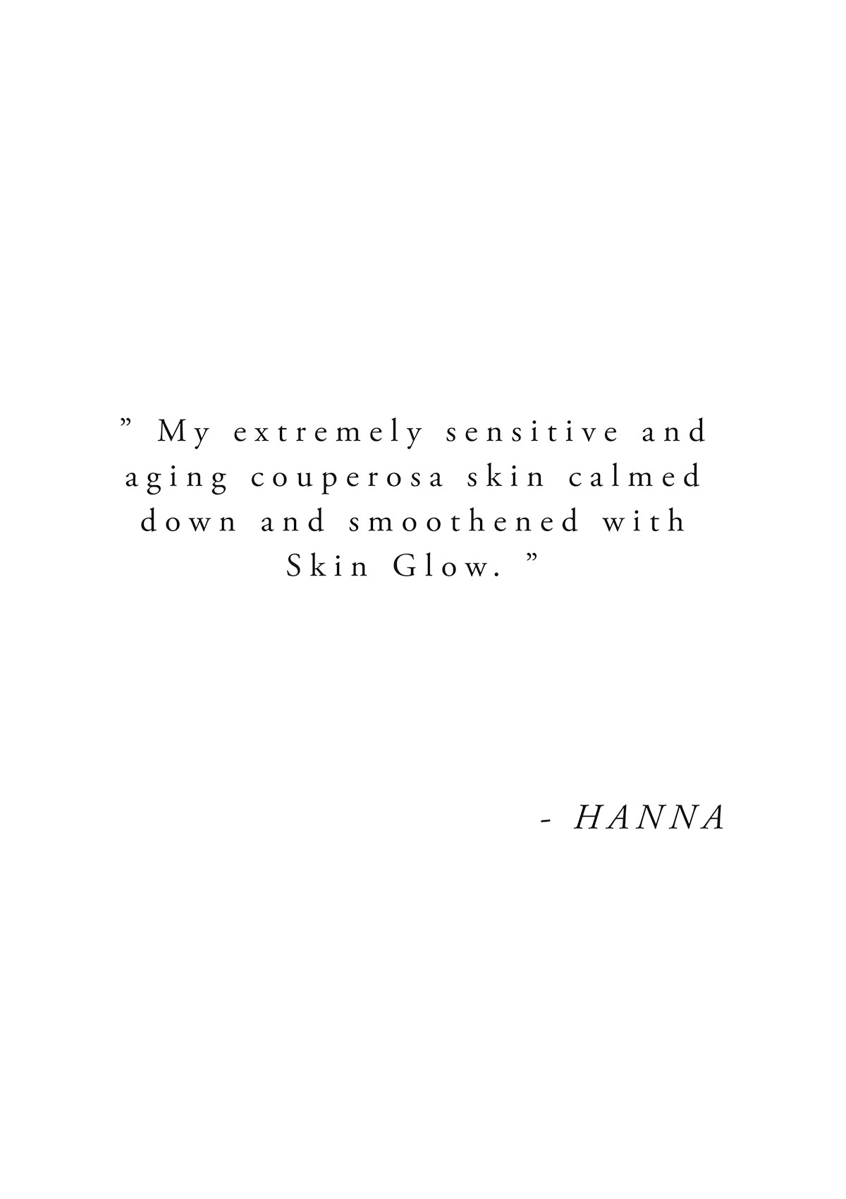 Customer testimonial – Niki Newd® Skin Glow praised as the best natural cream for dry, sensitive skin that calms redness and restores comfort.