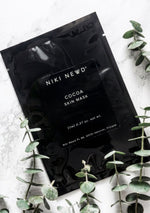 Niki Newd® Cocoa Skin Mask – nourishing anti-wrinkle face mask with brightening benefits and pure, fresh cocoa.