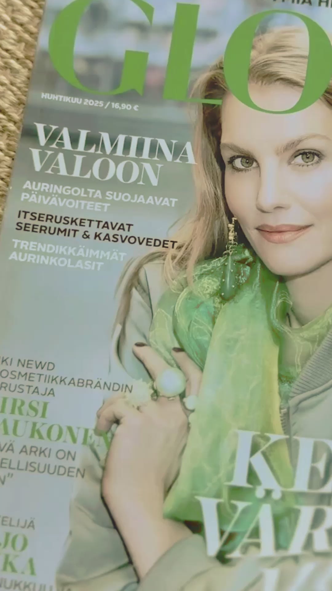 Niki Newd founder Kirsi featured in Gloria magazine lifestyle article.